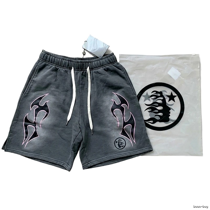 Hellstar Flame Wind Ash Shorts