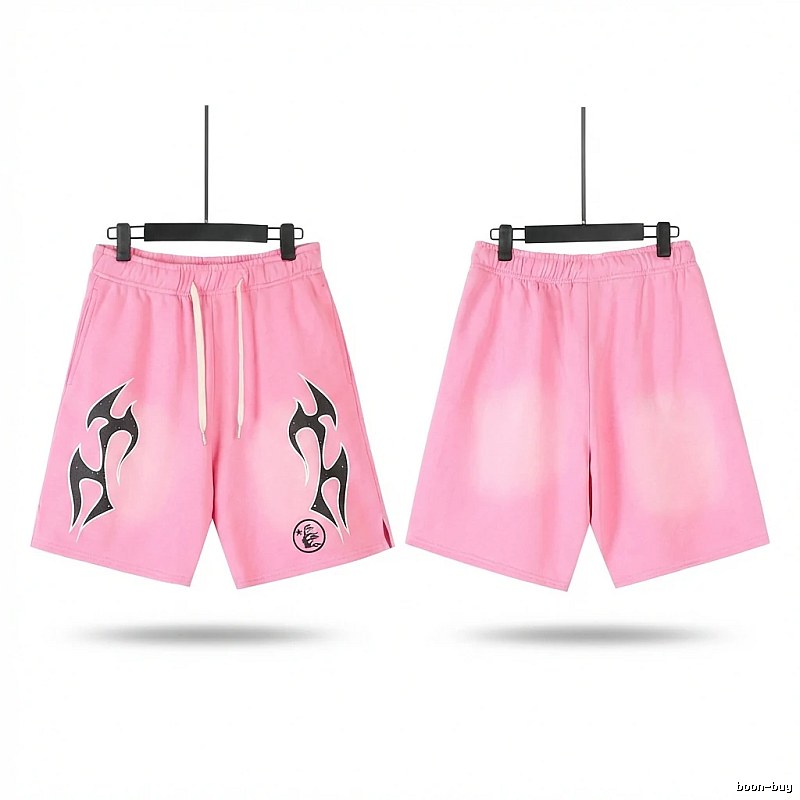 Hellstar Flame Wind Pink Shorts