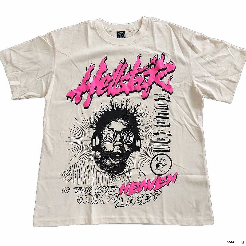 Hellstar Printed Street-style Off-white T-shirt