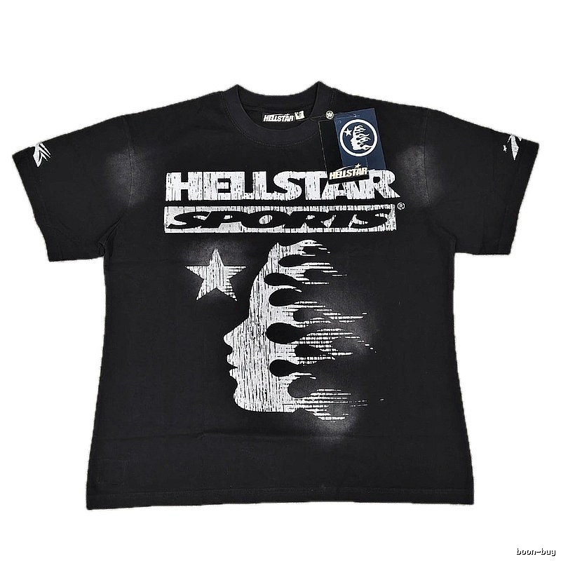Hellstar Sports Street Style Black Short-sleeve T-shirt