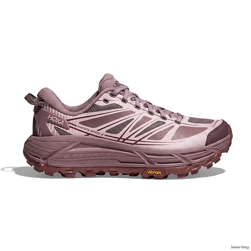 HOKA Trail Running Style Pink-Purple Sports Shoes