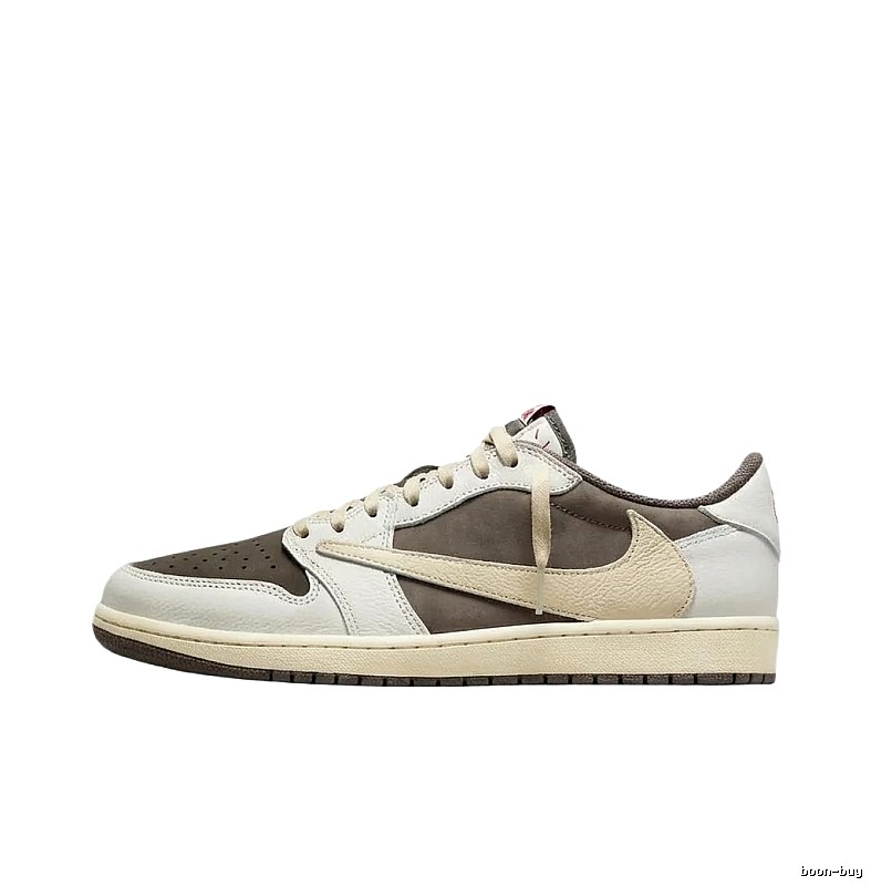 Jordan AJ1 Retro Grey-Brown Athletic Shoes