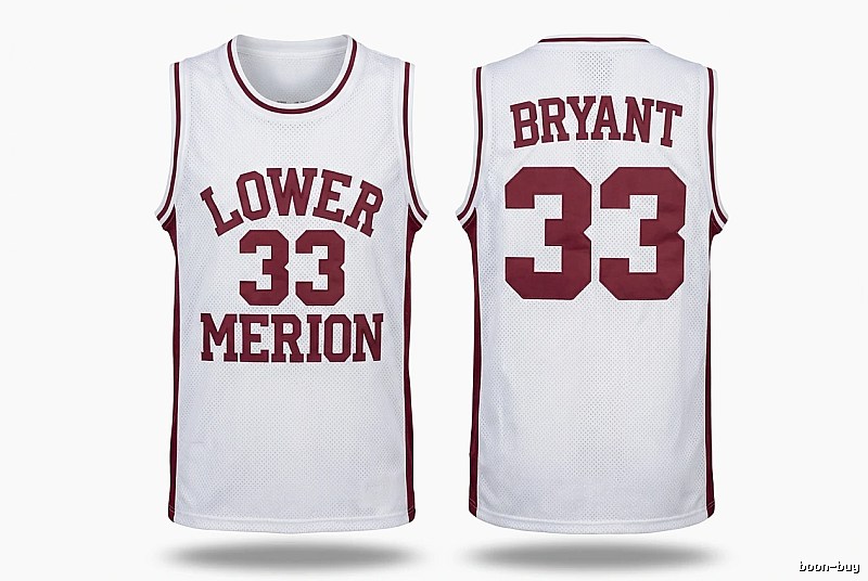 Kobe retro-style white basketball uniform