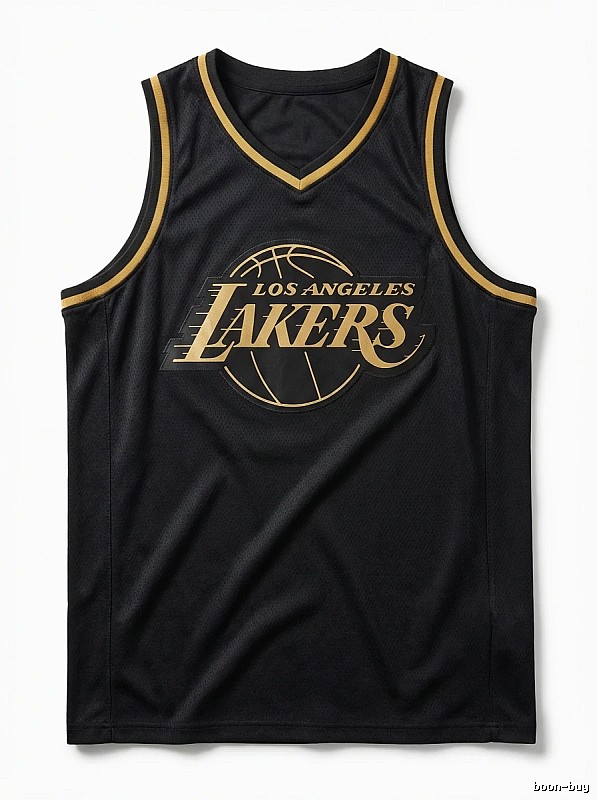 LBJ Lakers retro black jersey