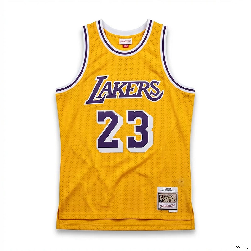 LBJ Lakers retro yellow jersey