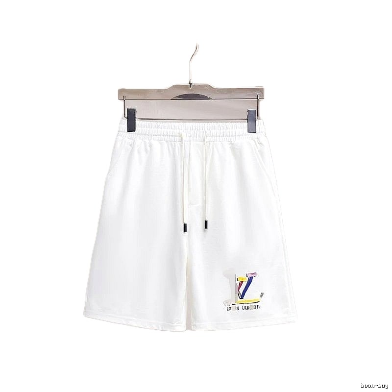 Louis Vuitton Colorful Print Casual Style White Shorts