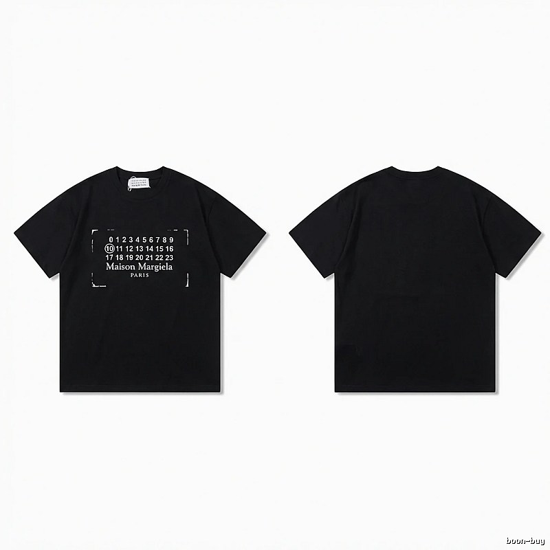 Maison Margiela Digital Style Black T-shirt