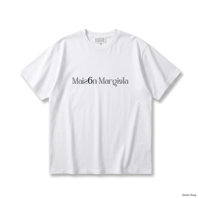 Maison Margiela minimalist style white T-shirt