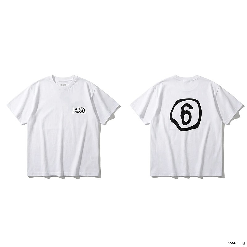 Maison Margiela white T-shirt with digital printing