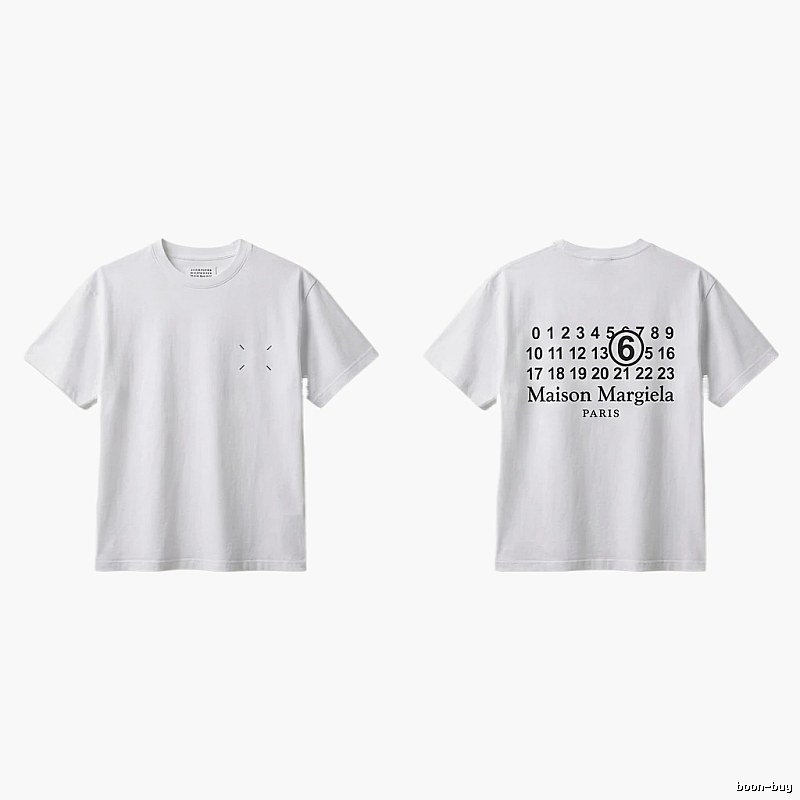Maison Margiela white T-shirt with digital printing