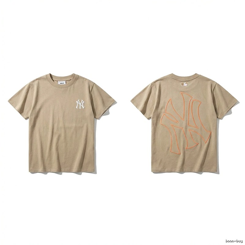 MLB retro style khaki T-shirt
