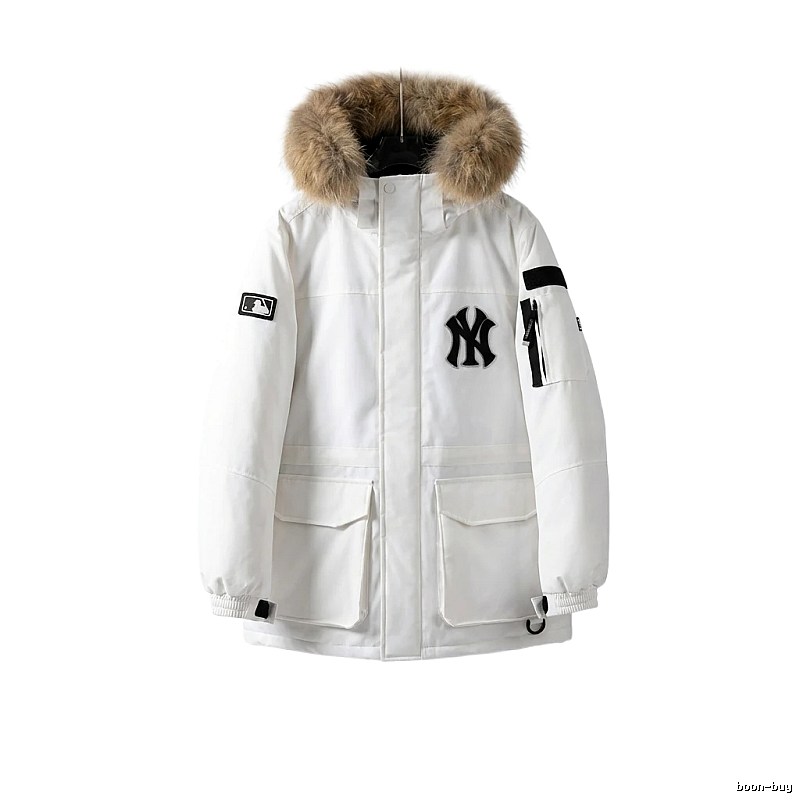 MLB trendy style white down jacket