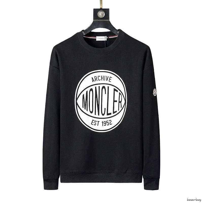 Moncler Archive Retro Style Black Sweatshirt