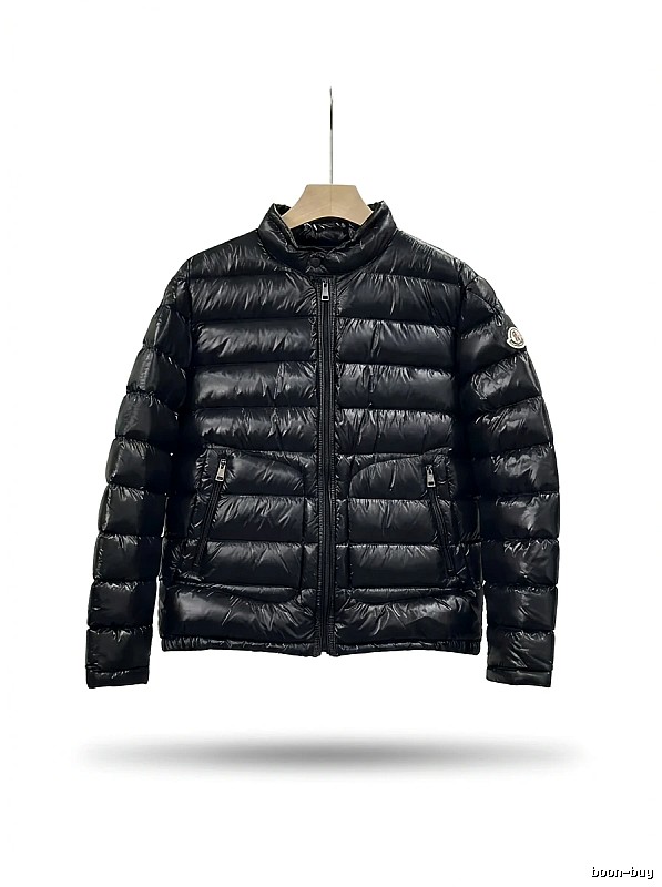 Moncler black fashionable down jacket