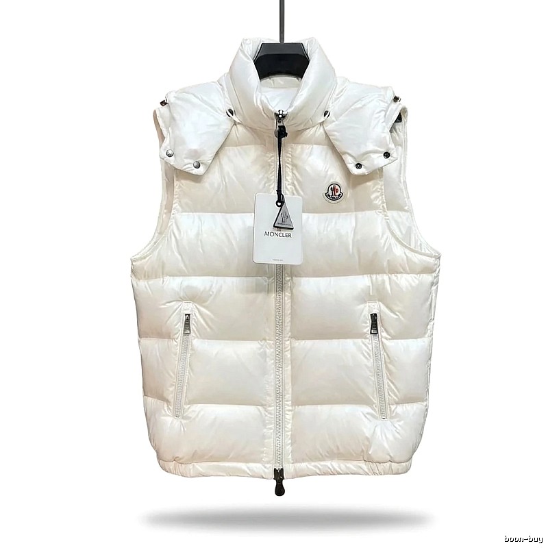 Moncler Fashionable White Down Vest