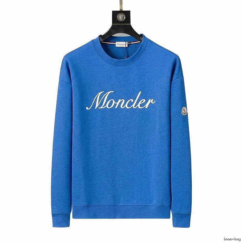Moncler's simple and fashionable blue sweatshirt