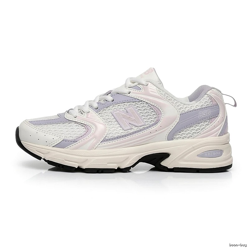 New Balance 530 Retro Style White and Pink Sneakers