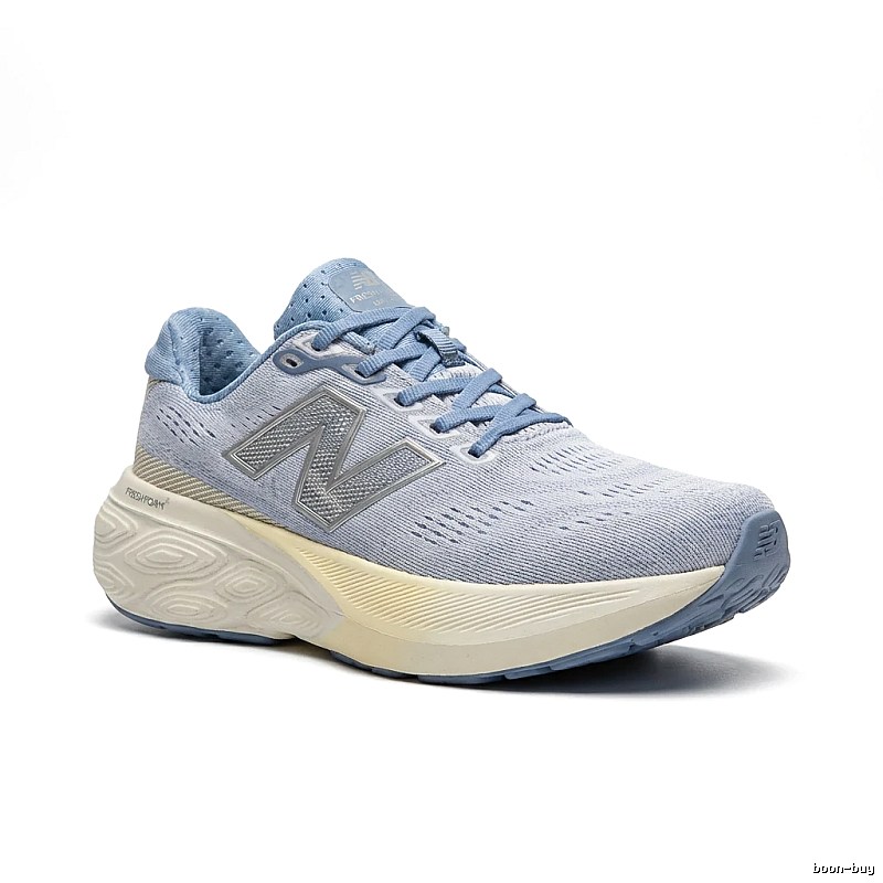 New Balance Fresh Foam Gray-Blue Trendy Sneakers