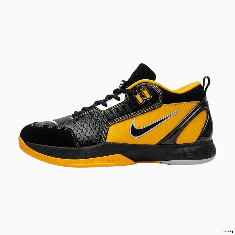Nike basketball shoes with a black and yellow trendy and cool style