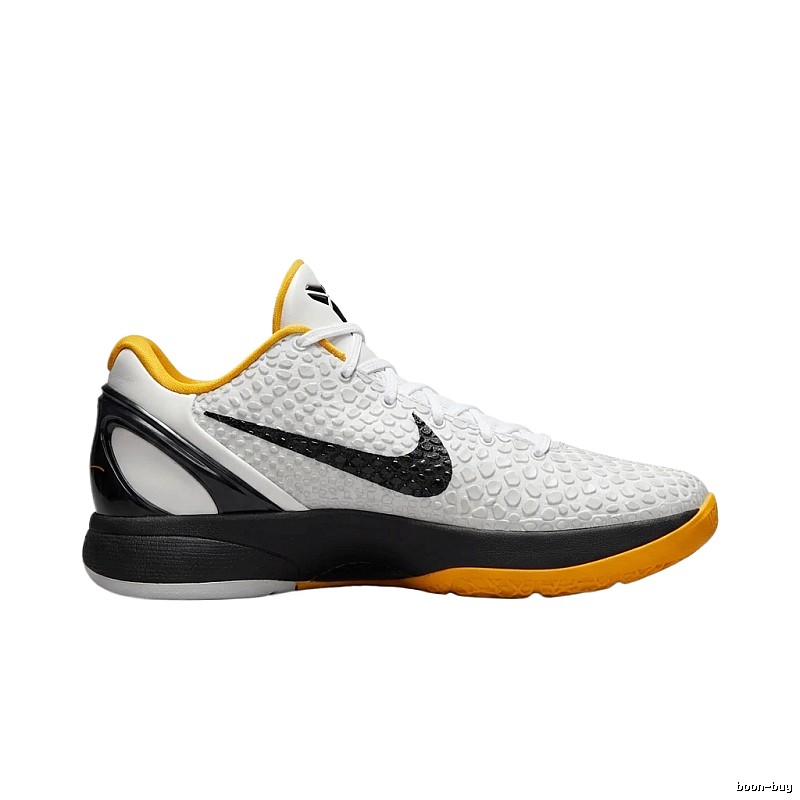 Nike Kobe series black, white and yellow basketball shoes