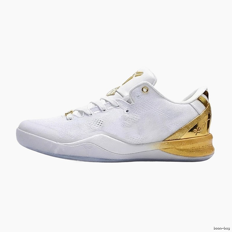 Nike Kobe series fashionable white - gold basketball shoes
