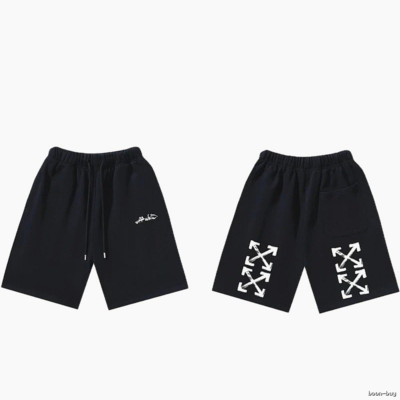 Off-White Style 009 Trendy Cool Black Shorts