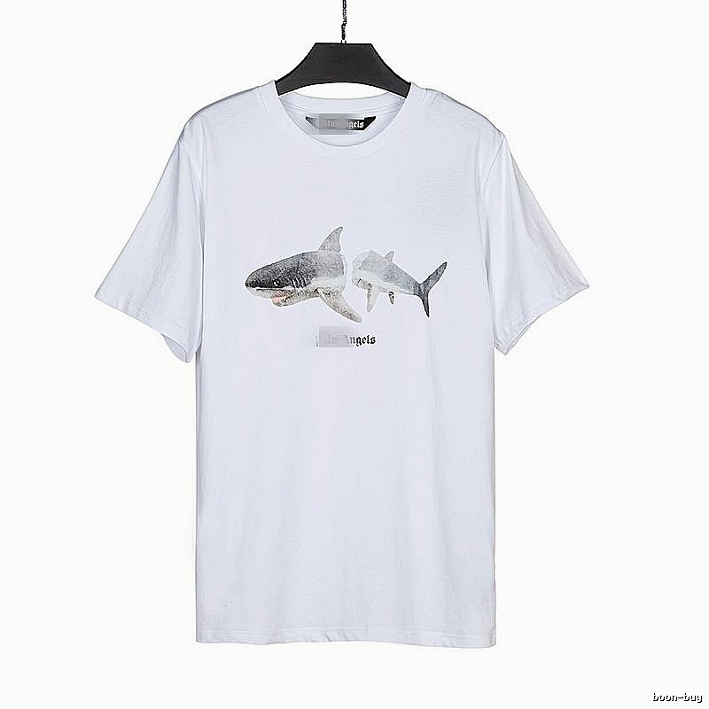 Palm Angels Patterned Bear graphic T-shirt White Colorful Bear with Polished Detail