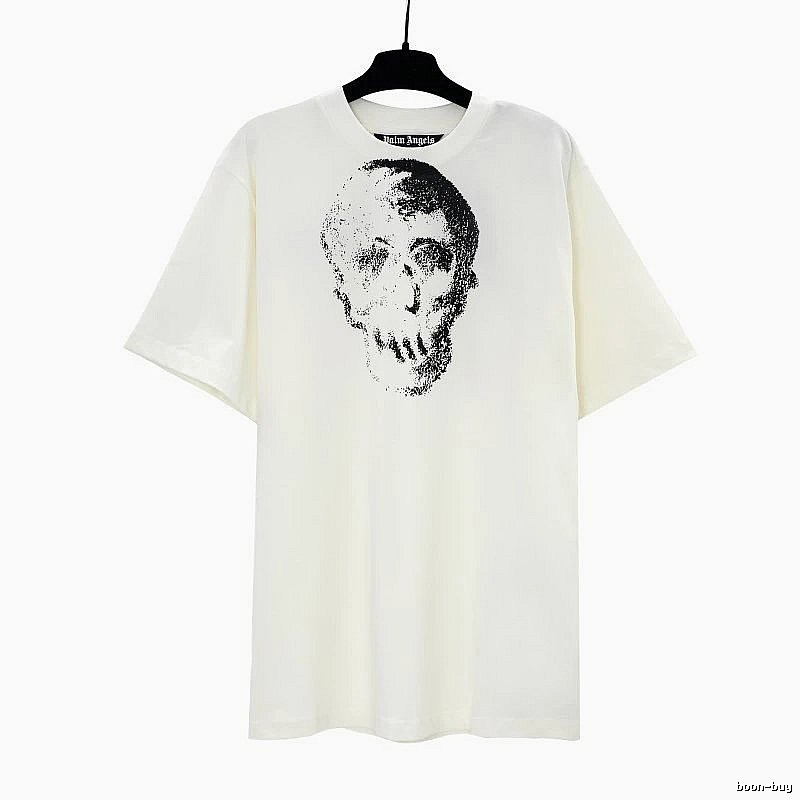Palm Angels Relaxed Logo T-shirt White Palm Tree with Designer-Inspired Detail