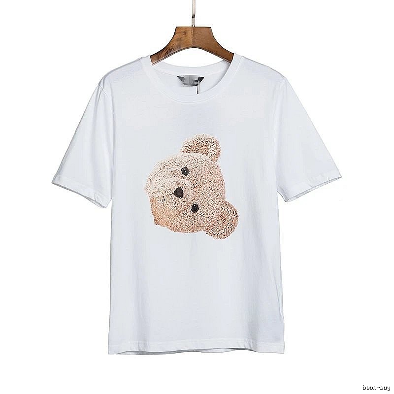 Palm Angels Resort Bear graphic T-shirt White Colorful Bear with Premium Look