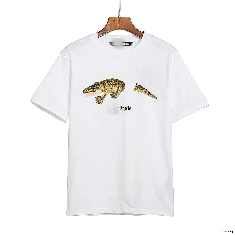 Palm Angels Streetwear Bear graphic T-shirt White Colorful Bear with Practical Shape