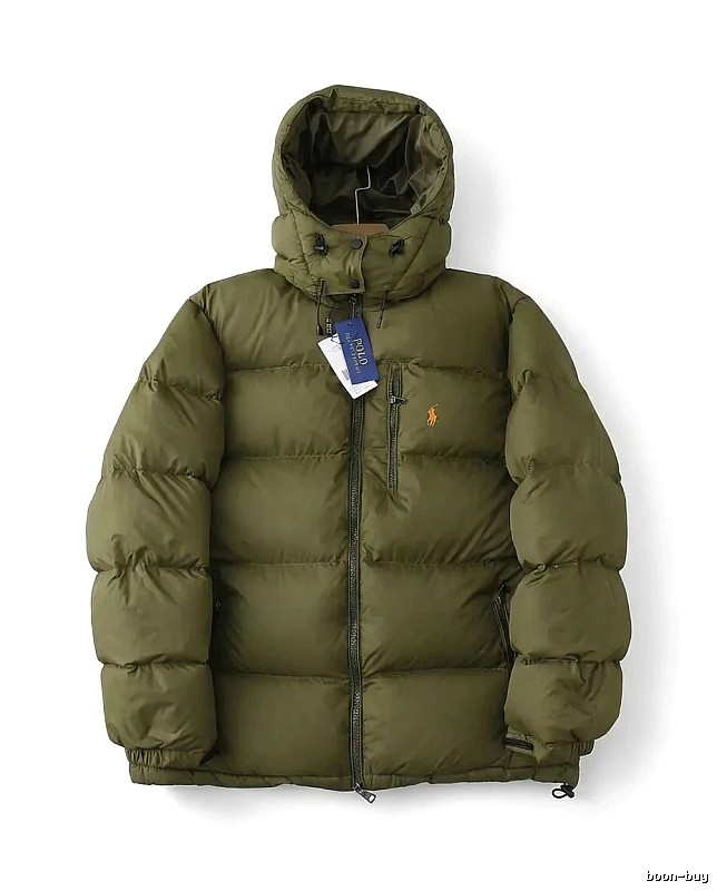 Ralph Lauren Polo Military Green Trendy Down Jacket