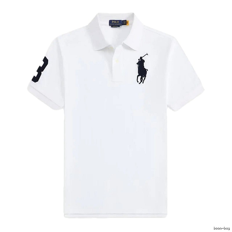 Ralph Lauren Polo White Minimalist Style T-shirt