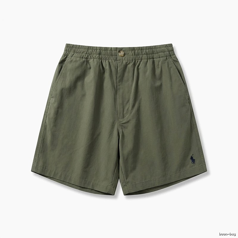 Ralph Lauren's casual-style military green shorts