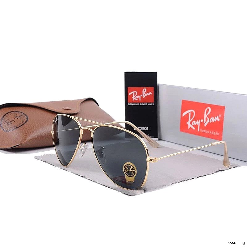Ray-Ban Monogram Aviator sunglasses Gold Tone Sunglasses for Layered Styling