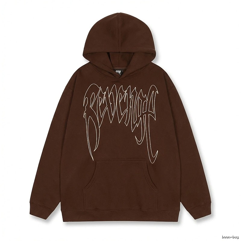 Revenge Gothic Style Dark Coffee Hoodie