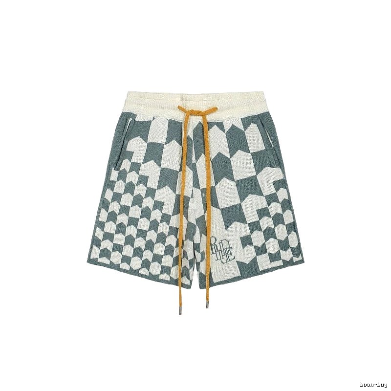 RHUDE Checkered Casual Shorts