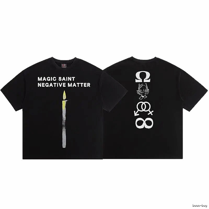 SAINT Magic Collection Street Style Black T-Shirt