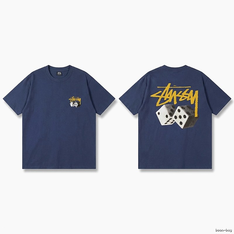 Stussy Dice Series Dark Blue T-shirt
