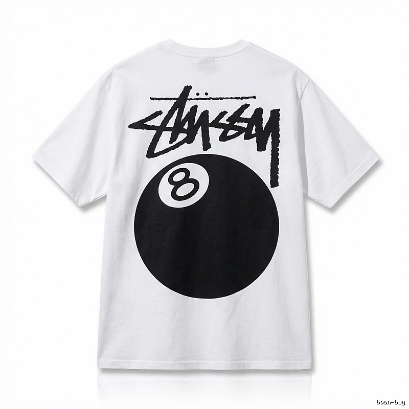 Stussy No.8 Ball White T-shirt