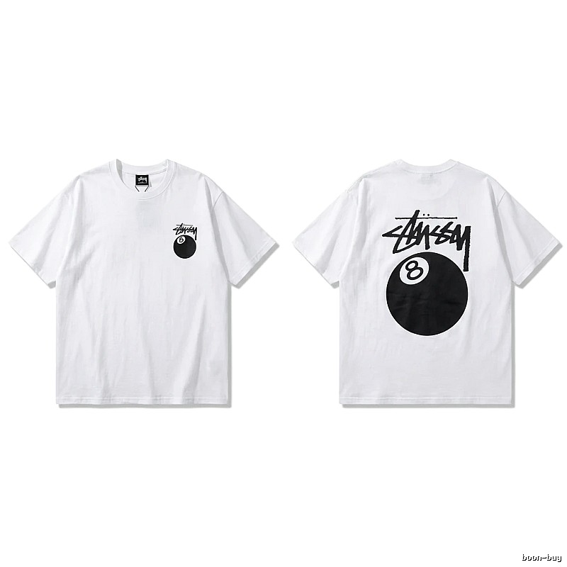Stussy trendy style white T-shirt