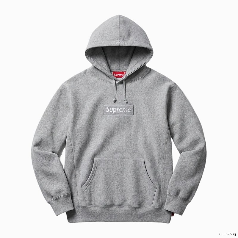 Supreme basic grey hoodie