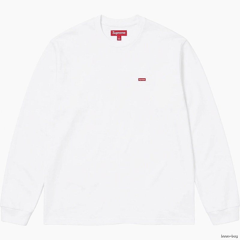 Supreme basic simple white long-sleeve
