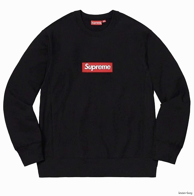 Supreme Easy Match Logo hoodie Gray Red Oversized for Everyday Use