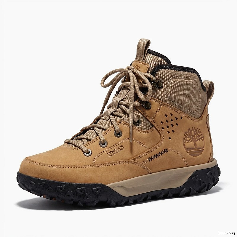 Timberland outdoor-style khaki boots