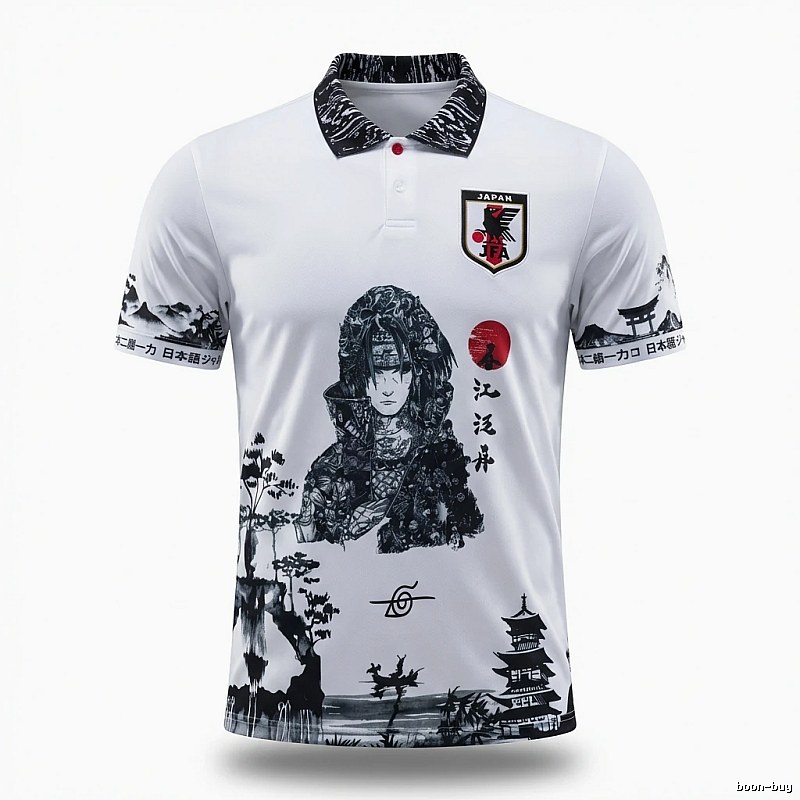 Tokyo Ghoul wind white short-sleeved shirt.