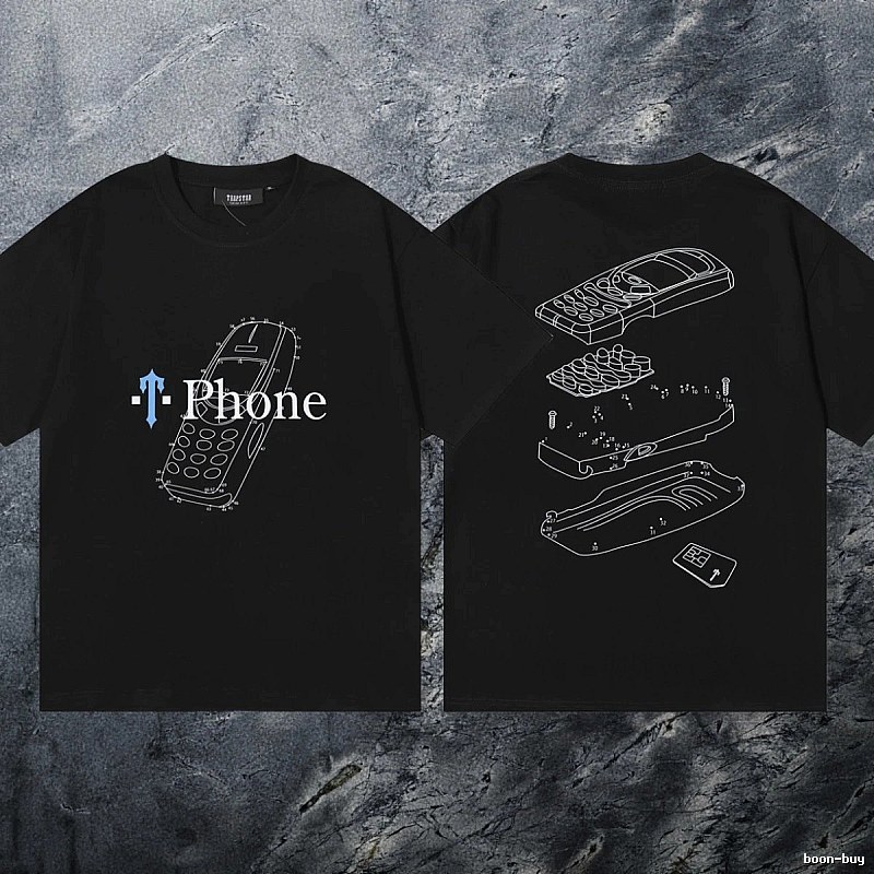 Trapstar Lightweight Keys graphic T-shirt Black White Key for Trend Styling
