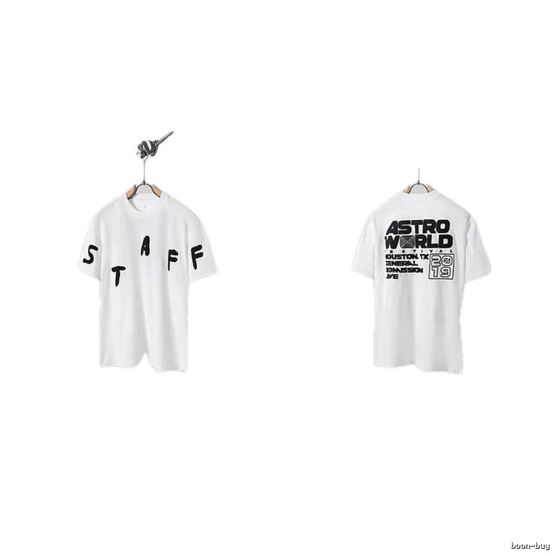 Travis Scott AstroWorld Street Style White T-Shirt