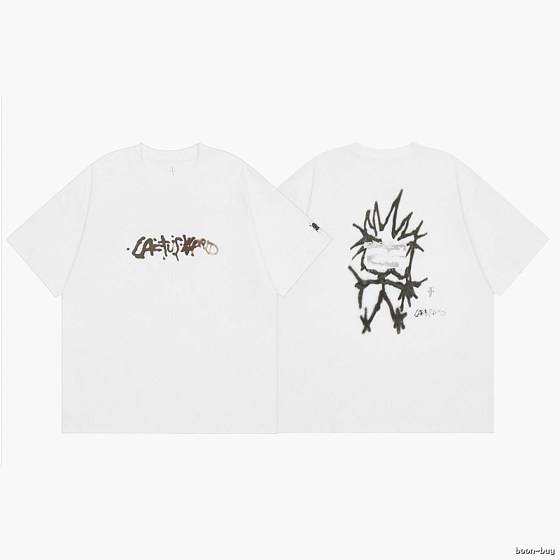 Travis Scott Gift Ready Graphic T-shirt Brown Travis Scott with Standout Detail