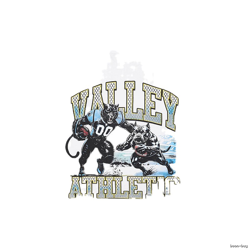Valley Sports American Retro White Short-sleeve T-shirt