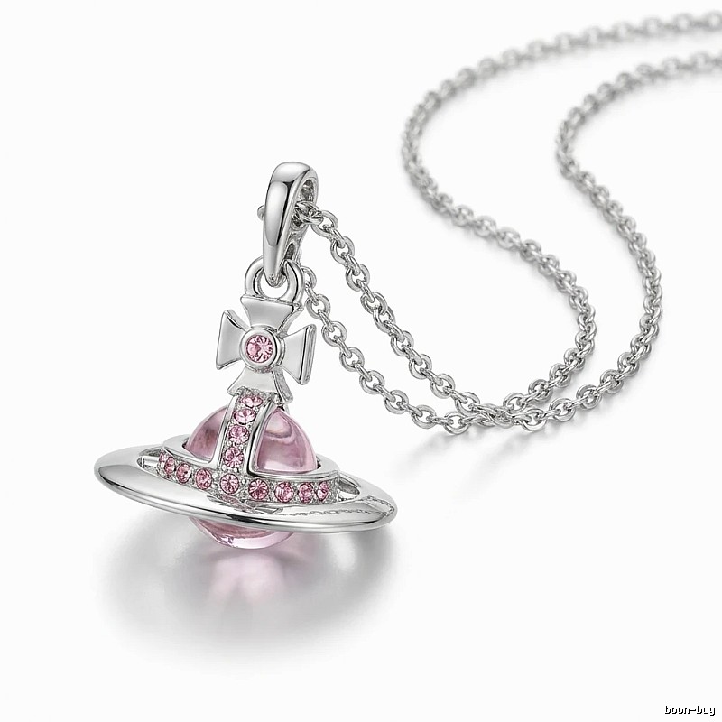 Vivienne Westwood Saturn series silver necklace